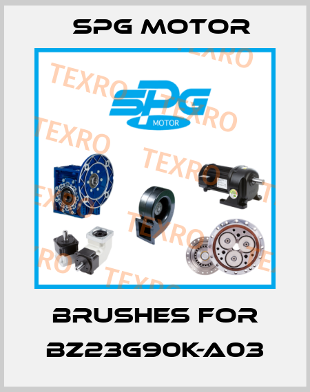 Brushes for BZ23G90K-A03 Spg Motor