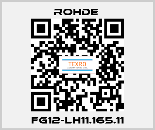 FG12-LH11.165.11 Rohde 