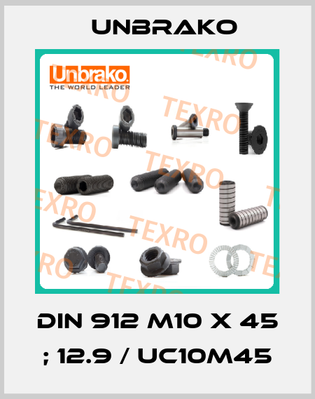 DIN 912 M10 x 45 ; 12.9 / UC10M45 Unbrako