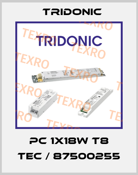 PC 1x18W T8 TEC / 87500255 Tridonic