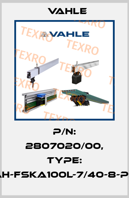 P/n: 2807020/00, Type: AH-FSKA100L-7/40-8-PC Vahle