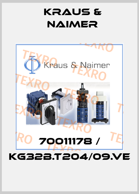 70011178 / KG32B.T204/09.VE Kraus & Naimer