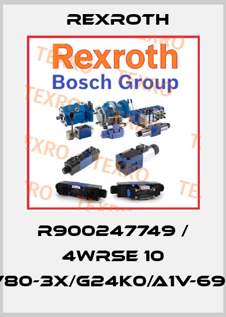R900247749 / 4WRSE 10 V80-3X/G24K0/A1V-695 Rexroth
