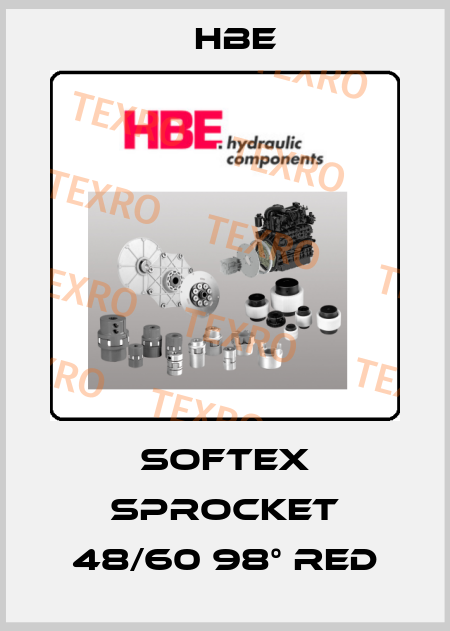 Softex sprocket 48/60 98° RED HBE