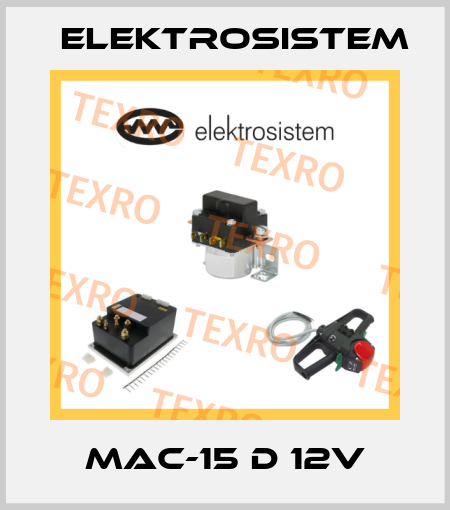 MAC-15 D 12V Elektrosistem