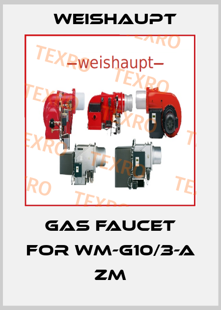 Gas faucet for WM-G10/3-A ZM Weishaupt