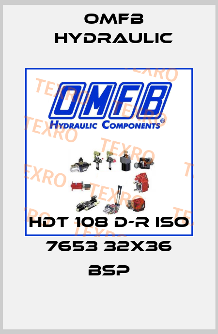 HDT 108 D-R ISO 7653 32X36 BSP OMFB Hydraulic