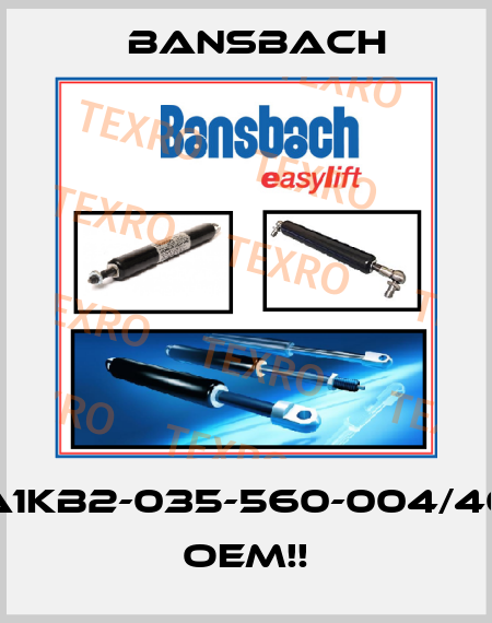 K0A1KB2-035-560-004/400N  OEM!! Bansbach