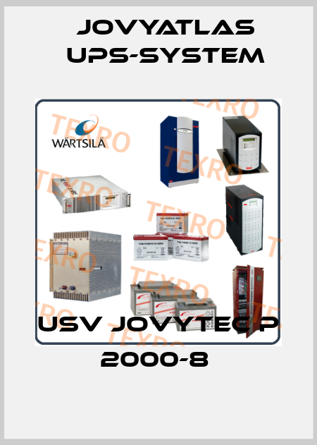 USV JOVYTEC P 2000-8  JOVYATLAS UPS-System