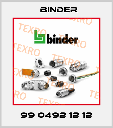 99 0492 12 12 Binder
