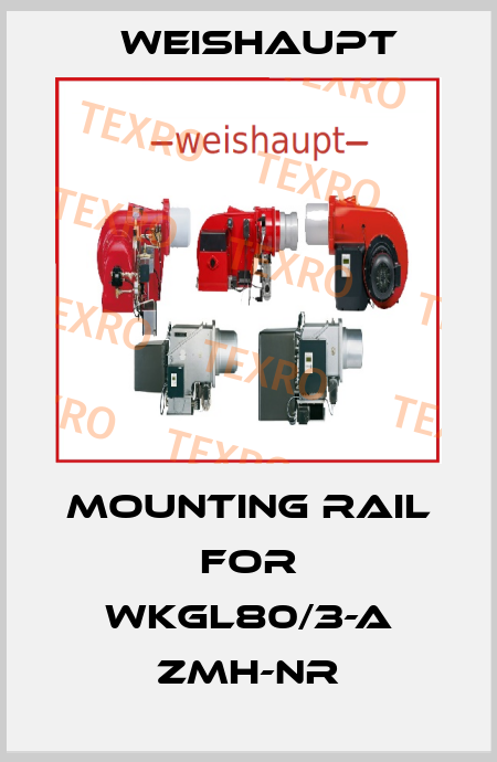 Mounting rail for WKGL80/3-A ZMH-NR Weishaupt