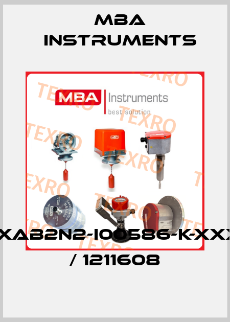 MBA210XAB2N2-I00586-K-XXXXXXXX  / 1211608 MBA Instruments