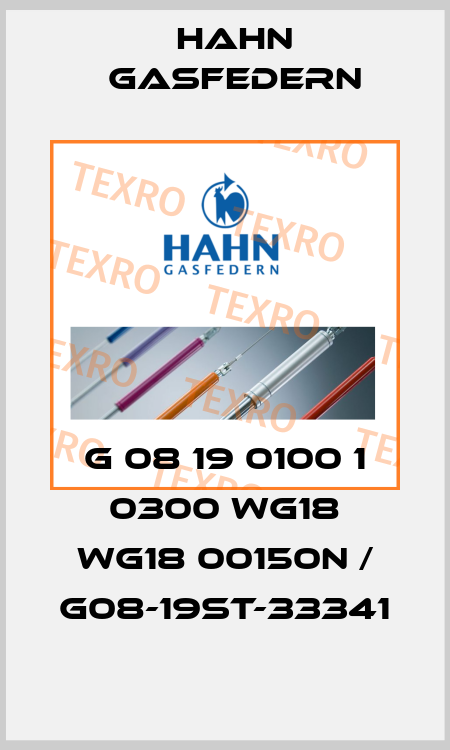 G 08 19 0100 1 0300 WG18 WG18 00150N / G08-19ST-33341 Hahn Gasfedern