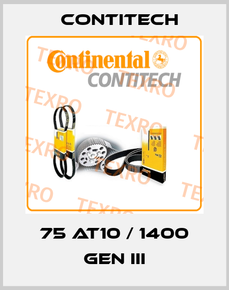 75 AT10 / 1400 GEN III Contitech