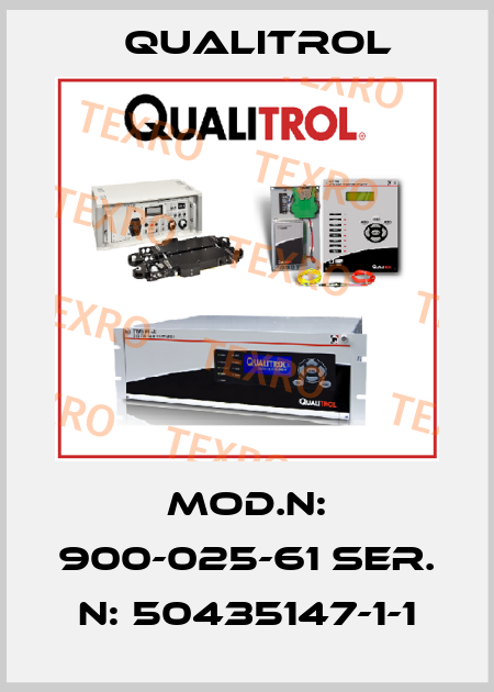 Mod.N: 900-025-61 Ser. N: 50435147-1-1 Qualitrol