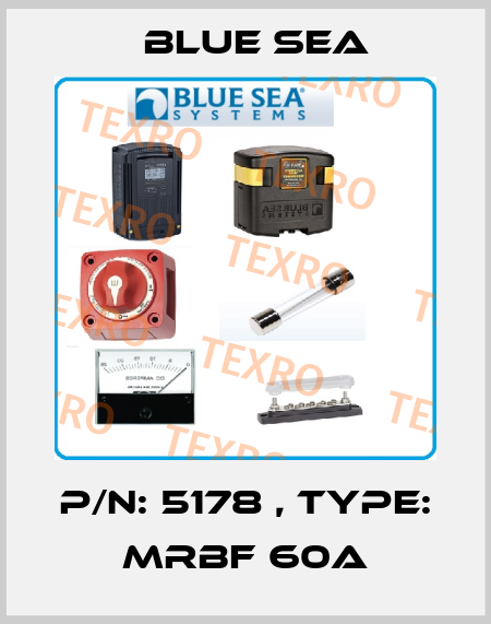 P/N: 5178 , Type: MRBF 60A Blue Sea