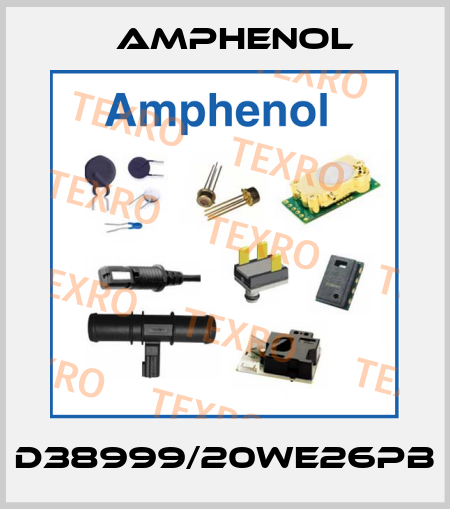 D38999/20WE26PB Amphenol