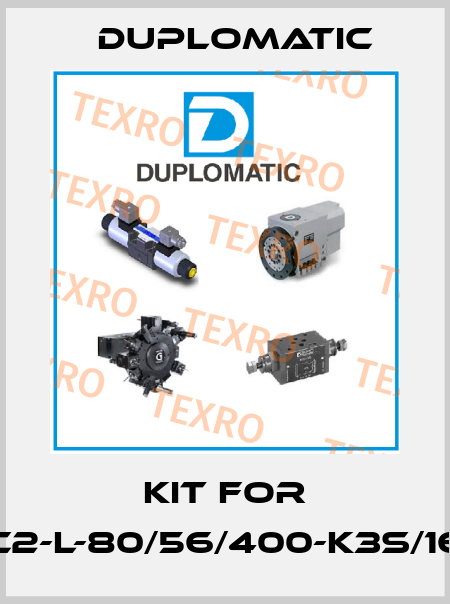 Kit for HC2-L-80/56/400-K3S/160 Duplomatic