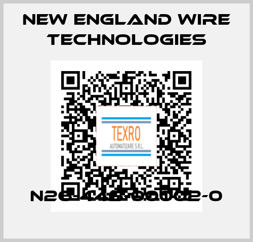 N26-44S-00002-0 New England Wire Technologies