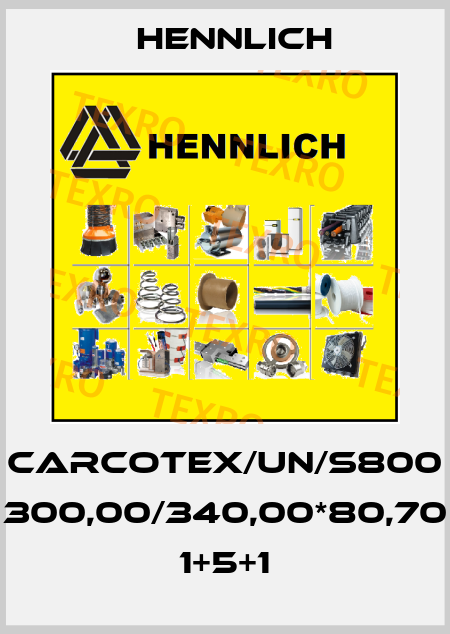 CARCOTEX/UN/S800 300,00/340,00*80,70 1+5+1 Hennlich