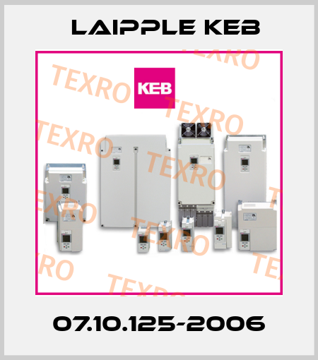 07.10.125-2006 LAIPPLE KEB