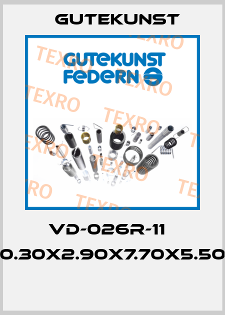 VD-026R-11   0.30X2.90X7.70X5.50  Gutekunst