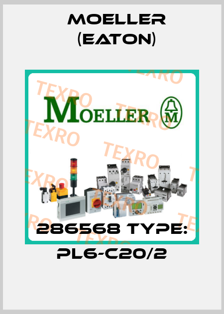 286568 Type: PL6-C20/2 Moeller (Eaton)