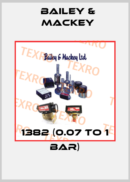1382 (0.07 to 1 bar) Bailey & Mackey