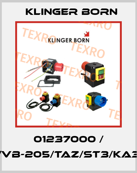 01237000 / K700/VB-205/TAZ/ST3/KA3/END/ Klinger Born
