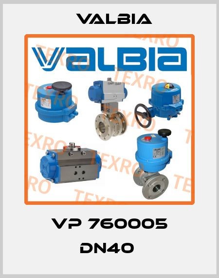 VP 760005 DN40  Valbia