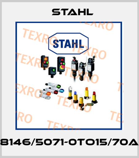8146/5071-0TO15/70A Stahl