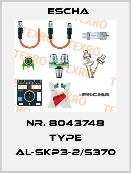 Nr. 8043748 Type AL-SKP3-2/S370 Escha
