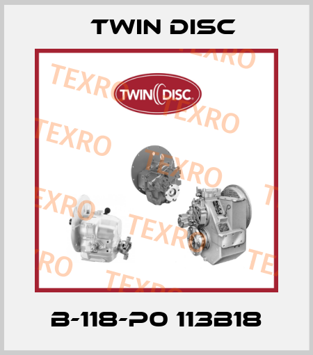 B-118-P0 113B18 Twin Disc