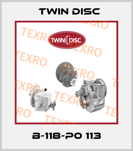 B-118-P0 113 Twin Disc