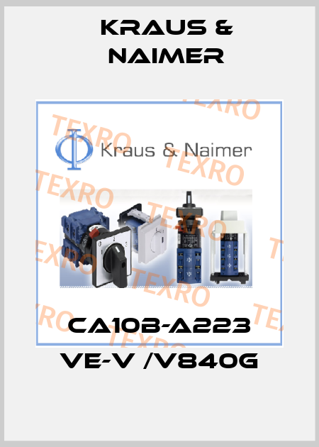 CA10B-A223 VE-V /V840G Kraus & Naimer