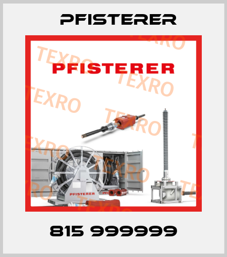 815 999999 Pfisterer