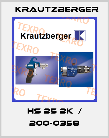 HS 25 2K  / 200-0358 Krautzberger