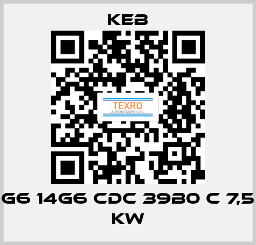 G6 14G6 CDC 39B0 C 7,5 kW KEB