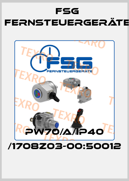 PW70/A/IP40 /1708Z03-00:50012 FSG Fernsteuergeräte