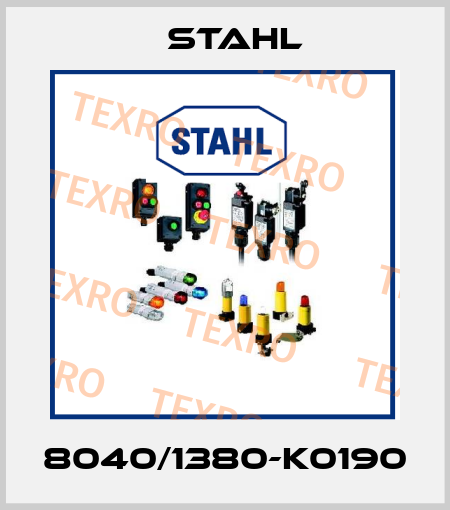 8040/1380-K0190 Stahl
