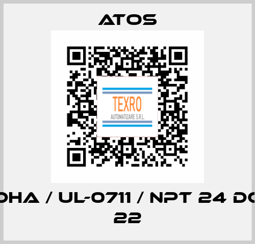 DHA / Ul-0711 / NPT 24 DC 22 Atos