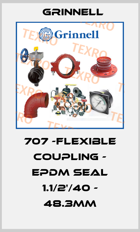 707 -FLEXIBLE COUPLING - EPDM SEAL 1.1/2'/40 - 48.3MM Grinnell