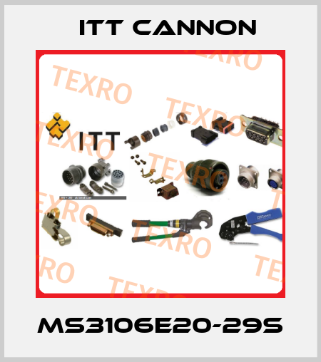 MS3106E20-29S Itt Cannon
