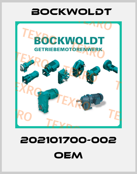 202101700-002 OEM Bockwoldt