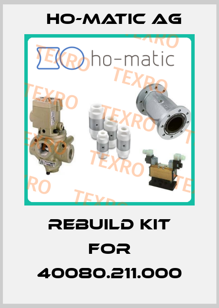 rebuild kit for 40080.211.000 Ho-Matic AG
