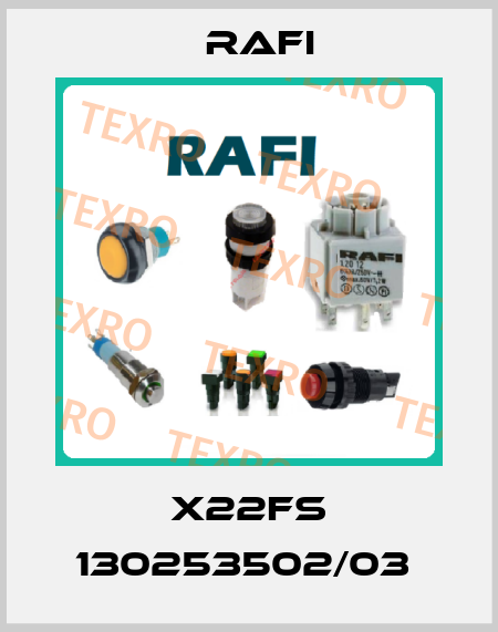 X22FS 130253502/03  Rafi