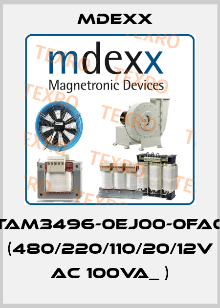 TAM3496-0EJ00-0FA0 (480/220/110/20/12V AC 100VA_ ) Mdexx