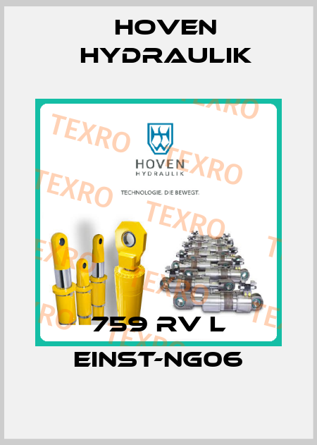 759 RV L EINST-NG06 Hoven Hydraulik