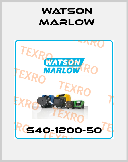 S40-1200-50 Watson Marlow