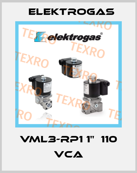 VML3-RP1 1"  110 VCA Elektrogas